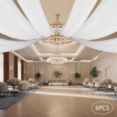 Backdrop Curtains for Party Ceremony Stage Wedding Decoration Ceiling Drapes
