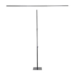 10 ft x10 ft BLACK Photography Backdrop Heavy Duty Stand Kit Background Wedding