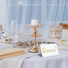 20 PCS Reserved Signs for Wedding Reserved Table Signs for Wedding Engagement Br