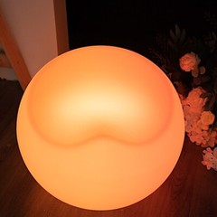 19×20 Assorted Cordless Light Up SAUCER CHAIR LED Furniture Party Decorations
