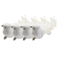 Artificial Bird for d��cor Christenings Decorative Feathers Foam For Wedding