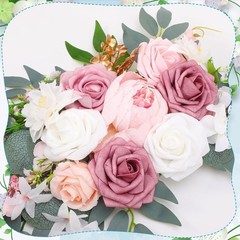 Wedding Arch Decorations 2 Pack – Reusable Artificial Hanging Flowers Floral Swa