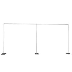 Silver Backdrop Stand Professional Backdrop Stand Pipe Kit High-quality Steel