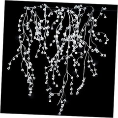 Crystal Garland Strands Clear Ice Wire Crystal Garland for Winter Wonderland