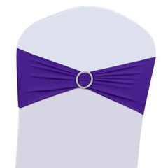 10/25/50/100 Spandex Stretch Chair Cover Sashes Party Bows Wedding Decoration