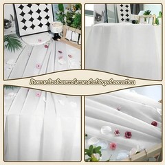 Wedding Arch Draping Fabric 4/8/12 Panels 20Ft Drapes Arbor Ceremony Swag Decor