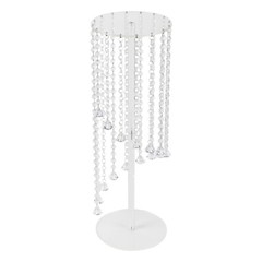 2 Pcs Acrylic Column Flower Stand Clear Acrylic Tall Vases for Centerpieces