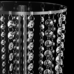 2 Pcs Acrylic Column Flower Stand Clear Acrylic Tall Vases for Centerpieces