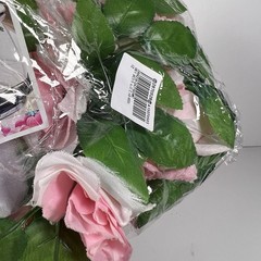 Wedding Car Flower Decoration- Pink And White Attaches With Suction Cups