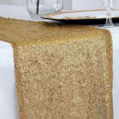 Extra Wide GOLD Premium Sequined Chair Sashes Wedding Party Events Decorations