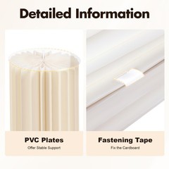 3PCS Cylinder Pedestal Stands Sturdy Multi-Use Display Columns for Wedding,
