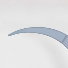 7.5 ft DUSTY BLUE Fitted Spandex Half Crescent Moon Arch BACKDROP STAND Cover