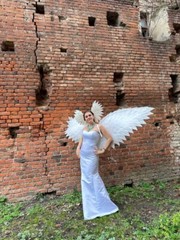 Headdress Wings Photo Props Costume Cosplay Wedding Carnival Christmas Angel
