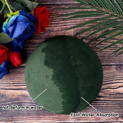 STE 4 PCS Round Floral Fo Blos Half Balls, Wet & Dry Green Flower