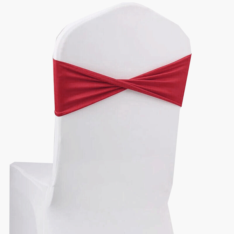 25/50/100/150/200 Spandex Chair Sashes Bows without Buckle Wedding – FREE SHIP