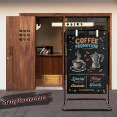 Wedding Welcome Sign Holder Adjustable Metal Floor Easel Stand & Hanging Straps
