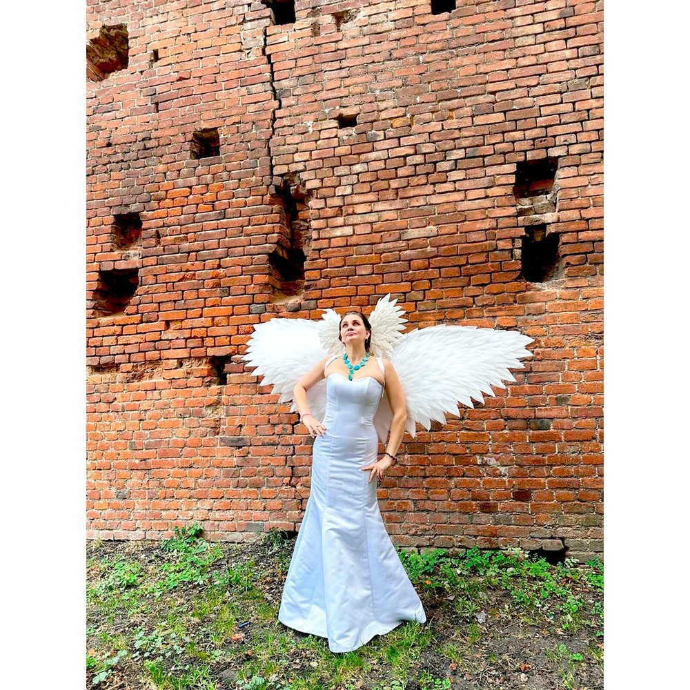 Headdress Wings Photo Props Costume Cosplay Wedding Carnival Christmas Angel