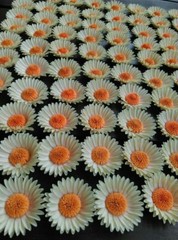 Paper flower handmade 3D handcraft wedding party venue decoration 50 pieces