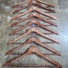 Personalised Wedding Bridal Party Hangers