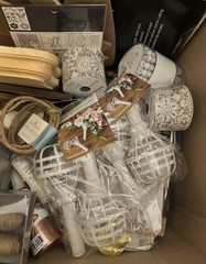 Wedding planning and decoration unused items