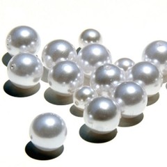 10 14 18 30 Plastic Pearls Balls Beads Marble Sphere Vase Filler Scatter Wedding