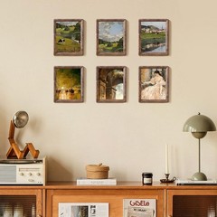 5×7 Picture Frame – Rustic Wooden Picture Frame with Real Tempered Glass, Gif…