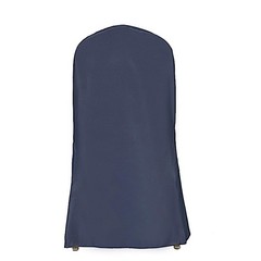 10 Navy Blue POLYESTER BANQUET CHAIR COVERS Wedding Party Catering Decorations