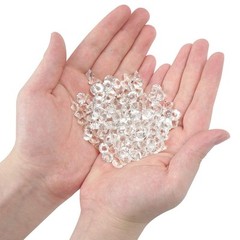 Cristales Falsos, 500 Piezas Mini Diamantes De Cristal Transparente Diamante…
