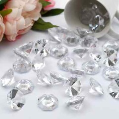47pcs Acrylic Diamond Gems Pirate Plastic Gem Large Acrylic Gem Jewel Bulk Clear