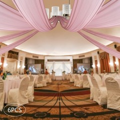 Wedding Ceiling Draping, Backdrop Curtains for Party Ceremony Stage Decoration