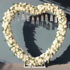 Large Balloon Arch Kit Wedding Heart Arch Stand Love Balloon Column Arch Frame