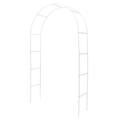 7.9FT Lightweight Metal Arch Wedding Garden Bridal Party Arbor Arches Prom Decor