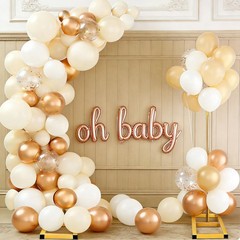 6.6Ft Square Balloon Arch Stand Metal Wedding Backdrop For Party Floral Ceremony