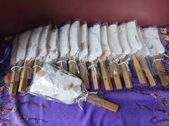 Handmade Paper Bamboo Fans For Wedding Occasion Decoration Favor Gift