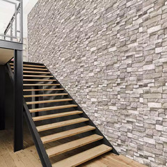 13.7 In. X 15 In. X 0.28 In. 3D Foam Thin Block Wall Panel for Home Wall Decor,