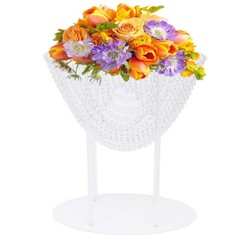 Crystal Flower Stand 2 Gorgeous Vases Wedding Centerpiece Stable Stand 2 Pcs