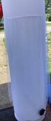10FT “Bride To Be” LED Inflatable Wedding Backdrop Pillar, White