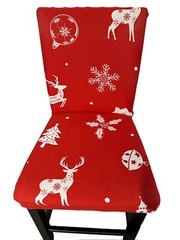 Christmas Chair Covers Stretch Party Chair Seat Covers Set Of 6 . C10