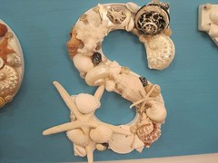 Beach Decor “Surf Gypsy” Shell Letters – Seashell letters – Beach Sign