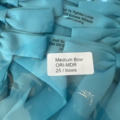 New Turquoise Medium Bows 25 Adjustable Chair Sashes Wedding Easter Garland