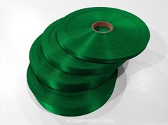 Emerald Green 10mm 16mm 25mm 40mm Satin Ribbon For Scrapbooking Wrap Decorations