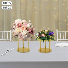 20cm/30cm Circular Flower Stands 10Pcs Wedding Flower Stand, Gold Flower Stand