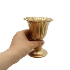 10x Metal Flower Trumpet Vases DIY Elegant Wedding Tabletop Centerpieces Vases