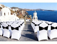 Black Chair Sashes 50 Pack with Gold Buckle Slider, Spandex Sashes for Foldin…