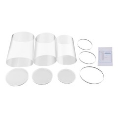 3Pcs Round Cylinder For Birthday Parties, Wedding Round Cylinder Decoration