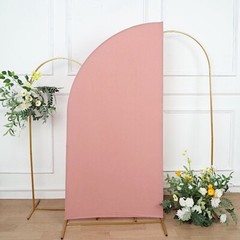 6×3 feet Matte Fitted Spandex Half Moon Arch Backdrop STAND COVER Party Events