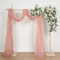 7.5 ft Square Natural Birch Wood Wedding Arch Backdrop Stand Party Decorations