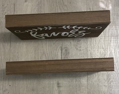 Rustic Wooden “Favors” Sign For Party Wedding Sign Lot of 2 Studio His and Hers
