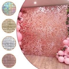 Square Shimmer Sequin Backdrop Wall Panels Great Events Birthday Party Decor DIY