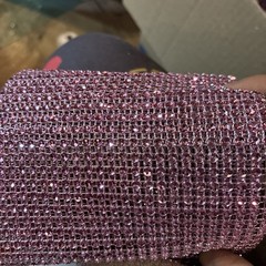 DIAMOND MESH WRAP ROLL RHINESTONE SPARKLE BLING RIBBON